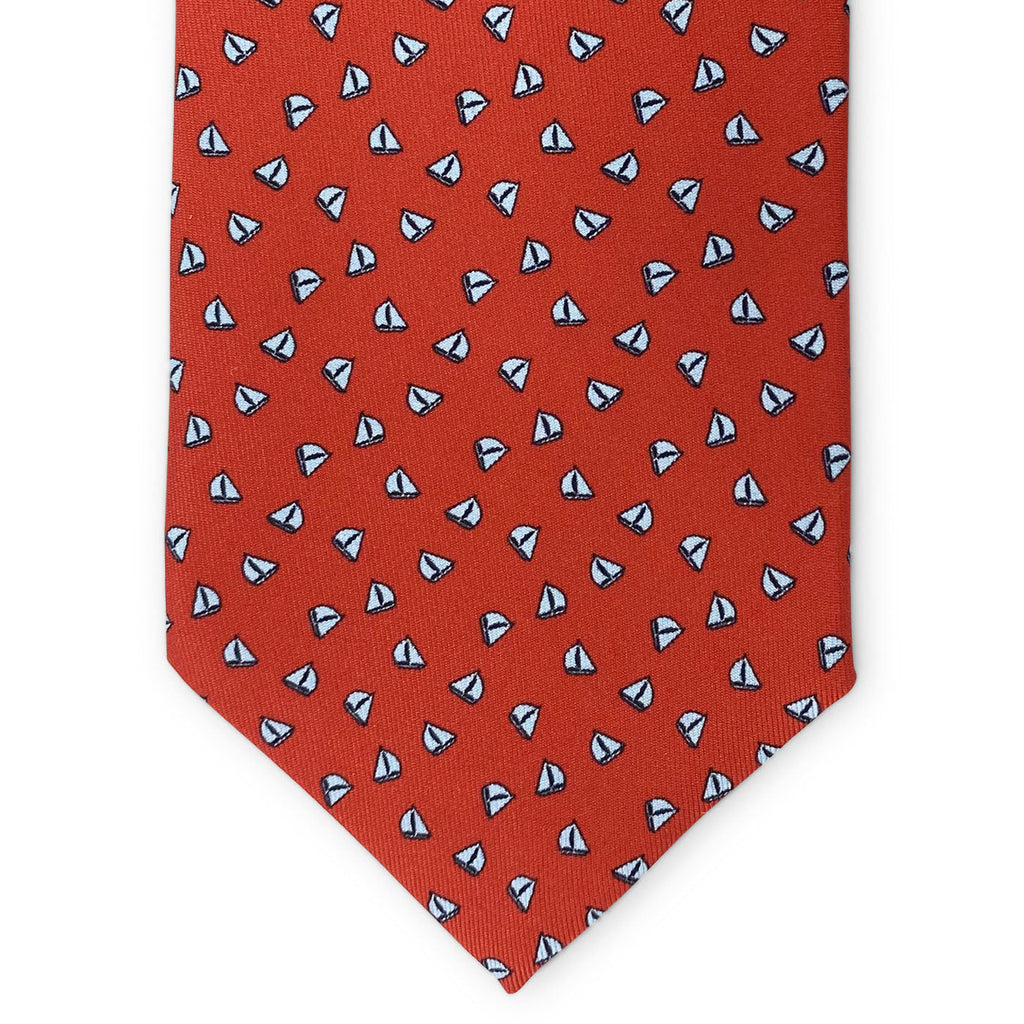 Sailboats Tie Red Peter Blair Accessories sailboats-tie-red-peter-blair-accessories