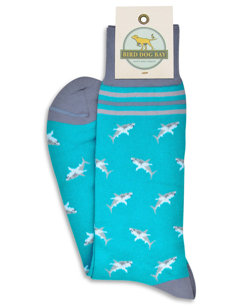 American Made Collared Greens Socks Blue Made in the USA